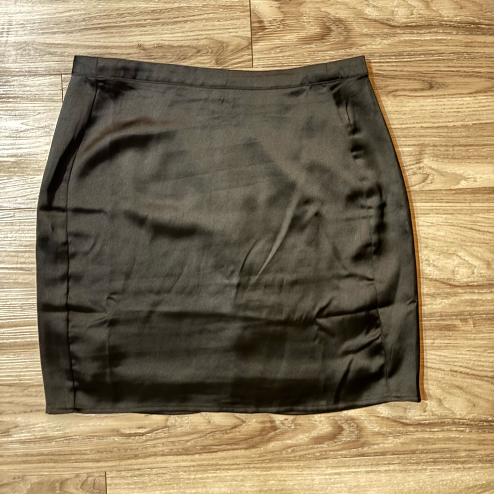 Sincerely Jules Silk Black Pencil Skirt